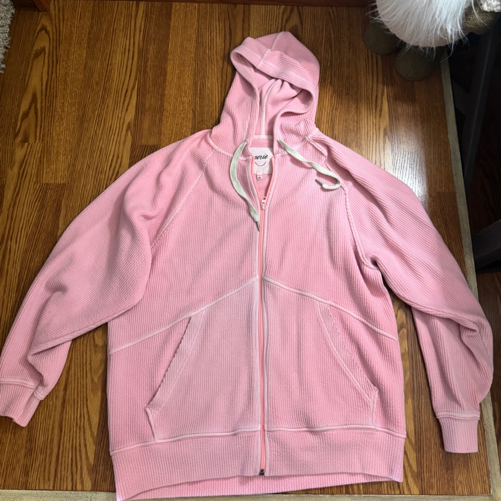 Aerie Pink Hooded Sweatshirt